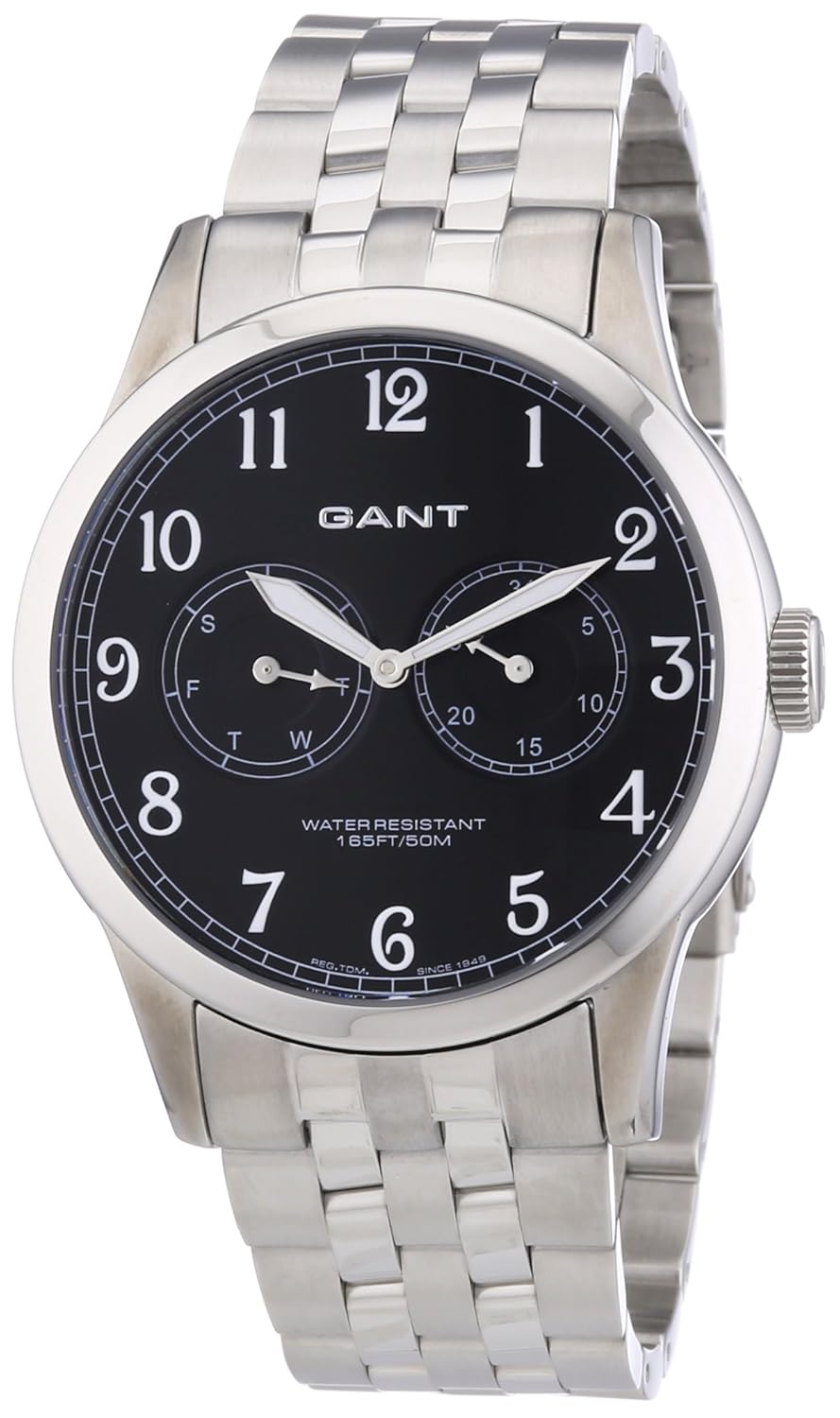 gant 男式石英手表 w70323 w70323带金属表带